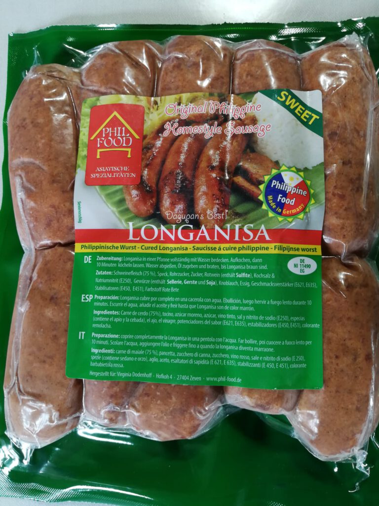 Longanisa (Tiefkühlpackung)